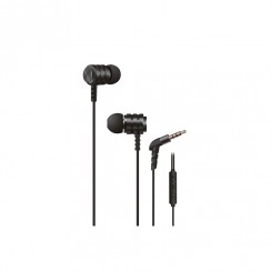 ყურსასმენი 2E X1 Extra Bass with volume control switch&mic Wired Black (2E-IEX1BK)