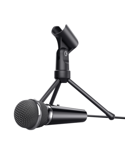 მიკროფონი TRUST STARZZ ALL-ROUND MICROPHONE FOR PC AND LAPTOP Extra long 2.5m cable,tripod , Controls mute (21671)