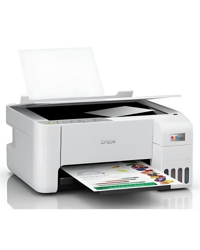 პრინტერი Epson EcoTank L3256, MFP, A4, Wi-Fi, USB, White (C11CJ67414)