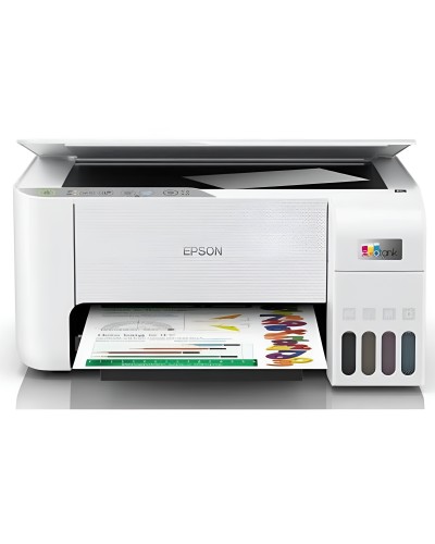 პრინტერი Epson EcoTank L3256, MFP, A4, Wi-Fi, USB, White (C11CJ67414)