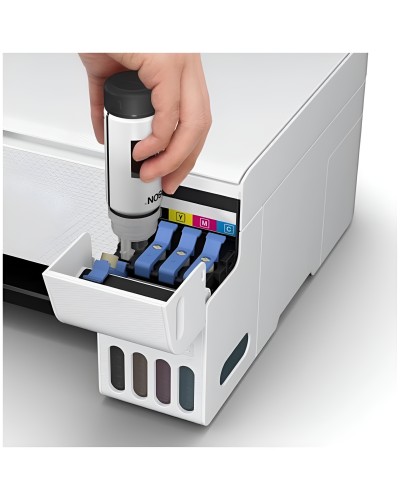 პრინტერი Epson EcoTank L3256, MFP, A4, Wi-Fi, USB, White (C11CJ67414)