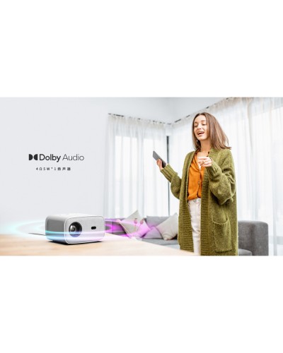 პროექტორი ALLX AX-PF350W, LCD Projector, FHD 1920x1080, 320Lm, White