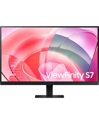 მონიტორი Samsung LS27D700EAIXCI ViewFinity S7, 27", Monitor, 4K UHD, IPS, HDMI, DP, Black