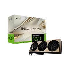 ვიდეო ბარათი MSI GeForce RTX 5070 Ti 16G INSPIRE 3X OC PLUS  (912-V531-081)
