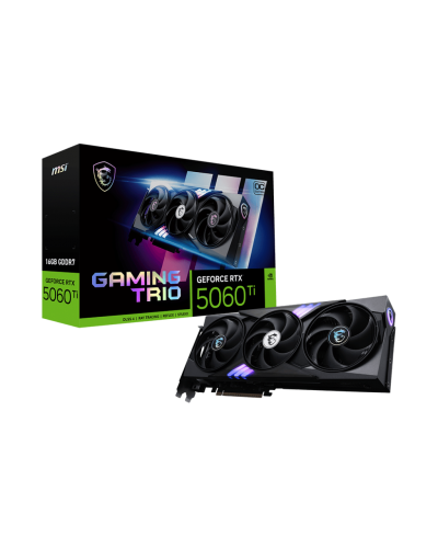 ვიდეო ბარათი MSI GeForce RTX 5060 Ti 16G GAMING TRIO OC (912-V535-001)
