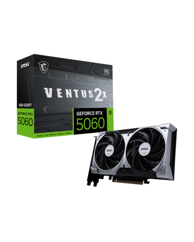 ვიდეო ბარათი MSI GeForce RTX 5060 8G VENTUS 2X (912-V537-012)
