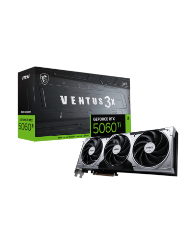 ვიდეო ბარათი MSI GeForce RTX 5060 Ti 8G VENTUS 3X OC (912-V812-080)