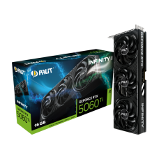 ვიდეო ბარათი Palit RTX5060Ti INFINITY 3 16GB GDDR7 128bit 3-DP HDMI NE7506T019T1-GB2061S