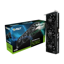 ვიდეო ბარათი Palit RTX5060 INFINITY 3 8GB GDDR7 128bit 3-DP HDMI NE75060019P1-GB2063S