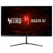 Gaming მონიტორი  Acer Nitro KG270X1bmiipx  27", IPS, 1920x1080 (FHD), 1 ms, 200Hz, HDMI, DisplayPort, black (UM.HX0EE.108)