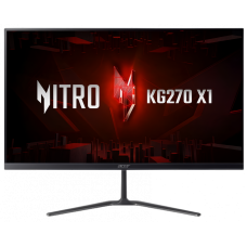 Gaming მონიტორი  Acer Nitro KG270X1bmiipx  27", IPS, 1920x1080 (FHD), 1 ms, 200 Hz, HDMI, DisplayPort, black (UM.HX0EE.108)