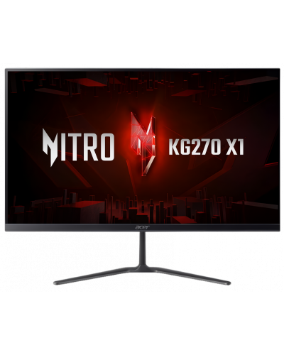 Gaming მონიტორი  Acer Nitro KG270X1bmiipx  27", IPS, 1920x1080 (FHD), 1 ms, 200 Hz, HDMI, DisplayPort, black (UM.HX0EE.108)