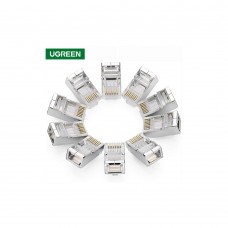 UGREEN NW111 (50248) კონექტორი Cat6 დაცული კრისტალური თავით, 100 ცალი შეფუთვაში