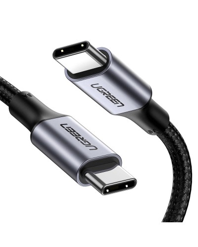 USB კაბელი UGREEN US316 (70428), Type-c to Type-c, 1.5m, Black