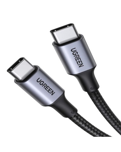 USB კაბელი UGREEN US316 (70428), Type-c to Type-c, 1.5m, Black