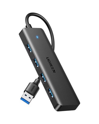 USB ჰაბი UGREEN CM219 (25851), USB 3.0 Hub, Black