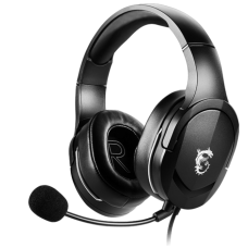 ყურსასმენი MSI Immerse GH20, Gaming Headset, Wired, 3.5mm, Black