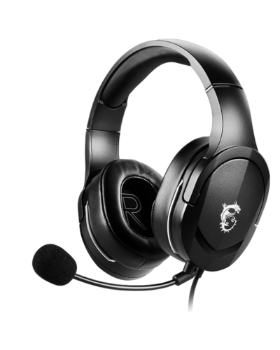 ყურსასმენი MSI Immerse GH20, Gaming Headset, Wired, 3.5mm, Black