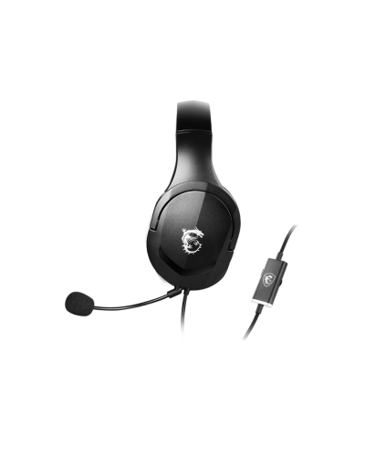 ყურსასმენი MSI Immerse GH20, Gaming Headset, Wired, 3.5mm, Black