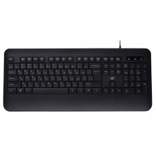 კლავიატურა 2E membrane KS109 104key, USB-A, EN/UK/RU, black (2E-KS109UB)