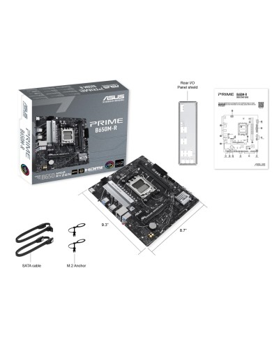 დედა დაფა Asus 90MB1H30-M0EAY0 PRIME B650M-R, AM5, DDR5, 
