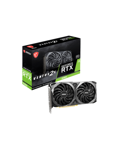 ვიდეო ბარათი MSI GeForce RTX 3060 VENTUS 2X 12G OC (912-V397-658) 