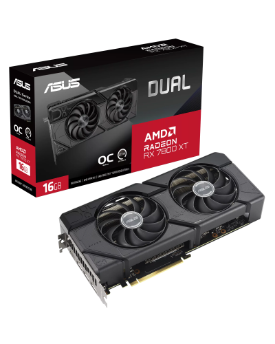 ვიდეო ბარათი ASUS Radeon RX 7800 XT 16GB GDDR6 TUF OC DUAL-RX7800XT-O16G (90YV0JJ1-M0NA00)