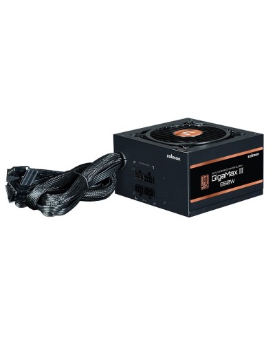 კვების ბლოკი Zalman PSU Gigamax 3 (850W), 88%, 80+ Bronze, 120mm, 1xMB 24pin(20+4), 2xCPU (8pin(4+4)+8pin), 3xMolex, 6xSATA, 4xPCIe 8pin(6+2), 1xPCIe GEN5 16pin,