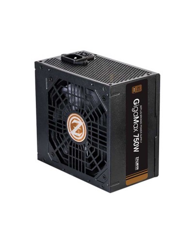 კვების ბლოკი Zalman PSU Gigamax (750W), 88%, 80+ Bronze, 120mm, 1xMB 24pin(20+4), 1xCPU 8pin(4+4), 3xMolex, 5xSATA, 4xPCIe 8pin(6+2) (ZM750-GVII)