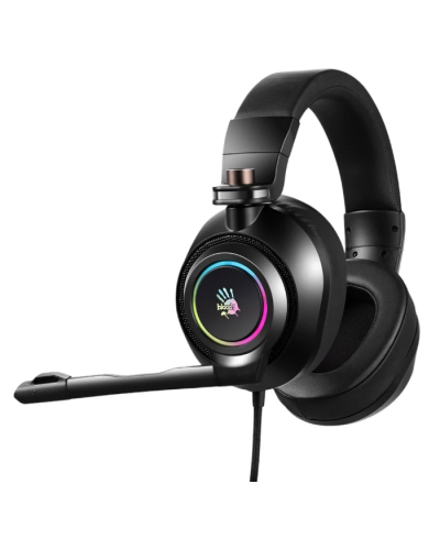 ყურსასმენი A4Tech Bloody G580 RGB Virtual 7.1 Surround Sound Gaming Headset With Mic Black