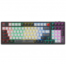 კლავიატურა A4Tech Bloody WS98 Dual-Core Wireless Mechanical Keyboard BLMS Red Plus Switch Bloody Grey