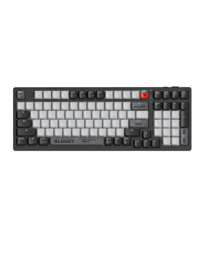 კლავიატურა A4Tech Bloody WS98 Dual-Core Wireless Mechanical Keyboard BLMS Red Plus Switch Bloody Grey