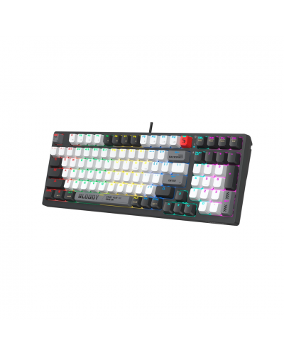 კლავიატურა A4Tech Bloody WS98 Dual-Core Wireless Mechanical Keyboard BLMS Red Plus Switch Bloody Grey