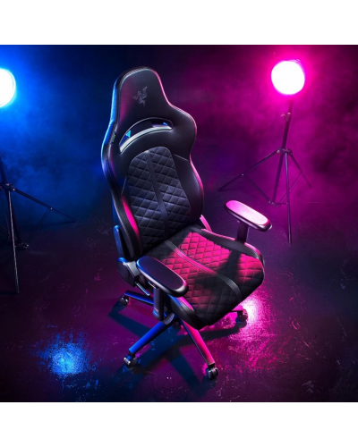სავარძელი Razer Enki PU Leather, 4D-Armrests, black (RZ38-03720300-R3G1)