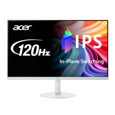 მონიტორი Acer SA243YG0wmix 23.8" IPS FHD 1920x1080 250cd/m² 1ms 120Hz HDMI VGA WHITE (UM.QS3EE.017)