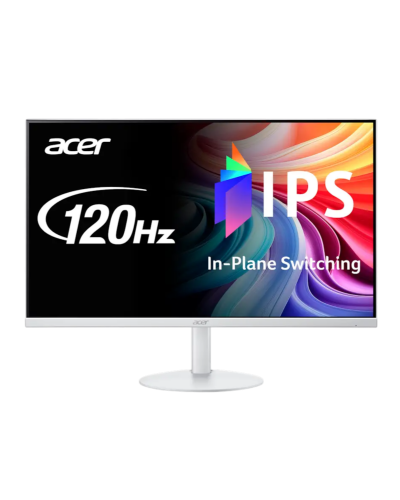 მონიტორი Acer SA243YG0wmix 23.8" IPS FHD 1920x1080 250cd/m² 1ms 120Hz HDMI VGA WHITE (UM.QS3EE.017)