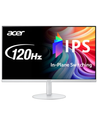 მონიტორი Acer SA243YG0wmix 23.8" IPS FHD 1920x1080 250cd/m² 1ms 120Hz HDMI VGA WHITE (UM.QS3EE.017)