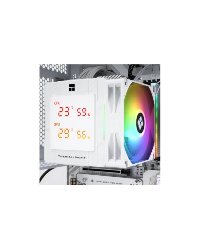 ქულერი THERMALRIGHT Peerless Assassin 120 Digital ARGB WHITE CPU Universal Cooler (TL-C12CW-X28-S V2)