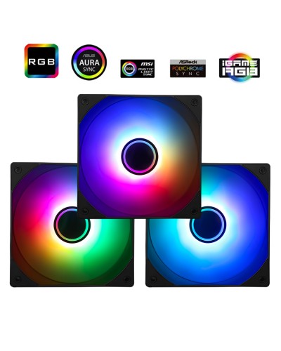 ქულერი THERMALRIGHT TL-C12B-S V3 X3 ARGB Fans