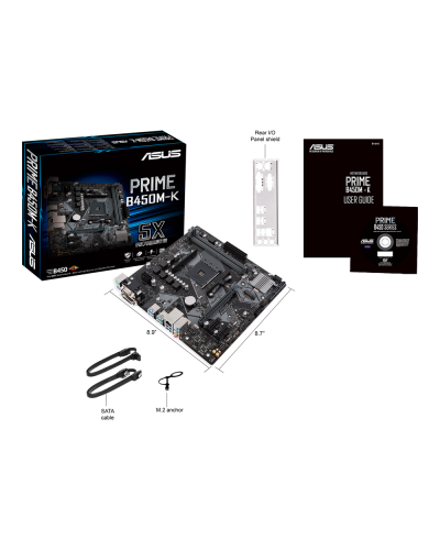 დედა დაფა ASUS PRIME B450M-K