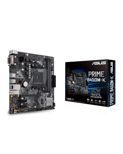 დედა დაფა ASUS PRIME B450M-K