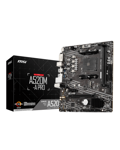 დედა დაფა MSI A520M-A PRO 2 x DDR4