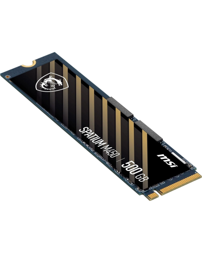 მყარი დისკი MSI SPATIUM M450 PCIe 4.0 NVMe M.2 500GB V1 (S78-440K380-P83)
