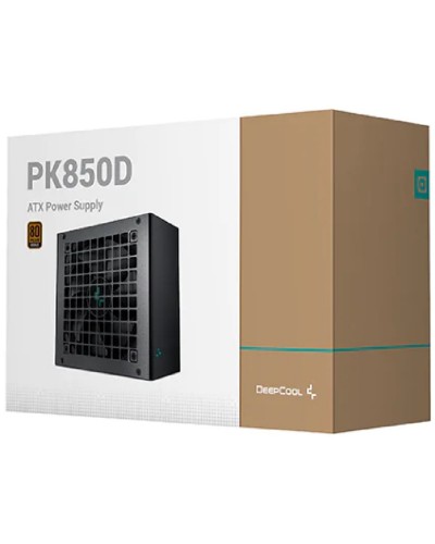 კვების ბლოკი PK850D DEEPCOOL 850W PSU With 80Plus Bronze Certified ,120mm fan, Hypro Bearing