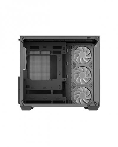 ქეისი CG530 4F Deepcool, ITX/Micro-ATX/ATX , USB3.0×2、USB2.0×1、Audio/Mic×1, tempered glass Side: 3×120mm Side: 3×120mm PWM+ARGB