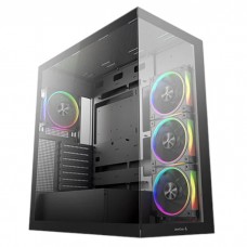 ქეისი CG580 4F V2 DEEPCOOL - ITX/Micro-ATX/ATX, 7Slots, ABS+SGCC, 437×235×501mm, USB3.0×2, Gen2 Tipo-C×1、Audio&Mic×1