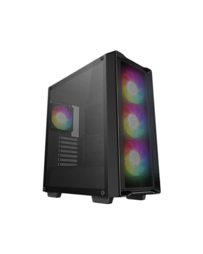 ქეისი CC560 MESH V2 DEEPCOOL, Mini-ITX / Micro-ATX / ATX 2x3.5 1x2.5, 4×120mm ARGB, Black
