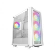 ქეისი CC560 MESH V2 DEEPCOOL, Mini-ITX / Micro-ATX / ATX 2x3.5 1x2.5, 4×120mm ARGB, White