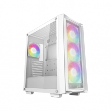 ქეისი CC560 MESH V2 DEEPCOOL, Mini-ITX / Micro-ATX / ATX 2x3.5 1x2.5, 4×120mm ARGB, White