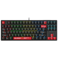 კლავიატურა A4Tech Bloody S87 RGB Mechanical Red Plus Switch Keyboard Energy Red